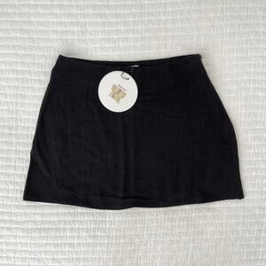 Black Mini Skirt, Princess Polly, size 2P